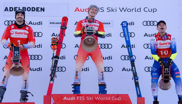 Impressionen vom Riesenslalom am Ski Weltcup Adelboden 2025 fotografiert am Sonntag, 12. Januar 2025 in Adelboden. (VOLLTOLL / Manuel Lopez)